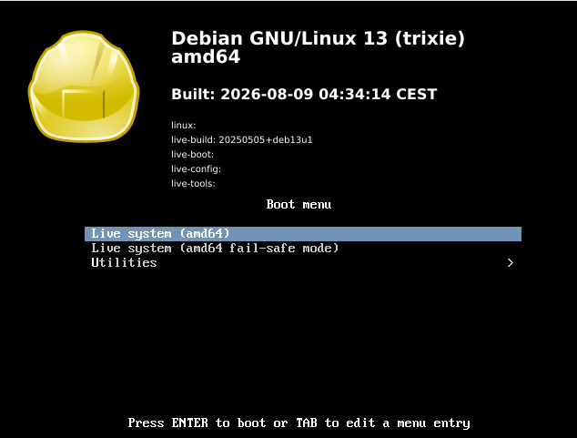 isolinux live