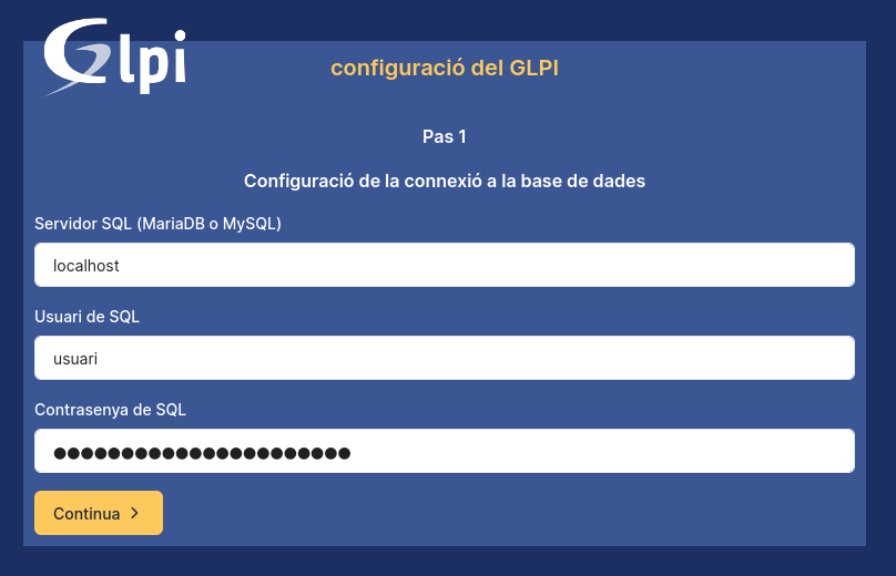 Connexió a la BBDD