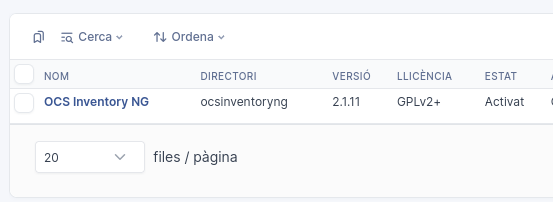 Connector activat
