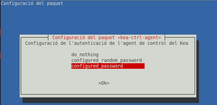 Configuració del paquet kea-ctrl-agent 2/4
