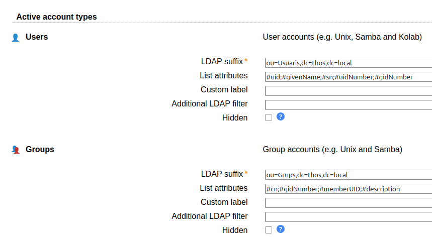 Tipus de comptes