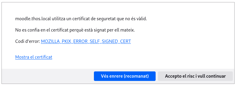 Accepta el risc