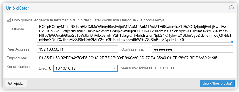 Unió clúster
