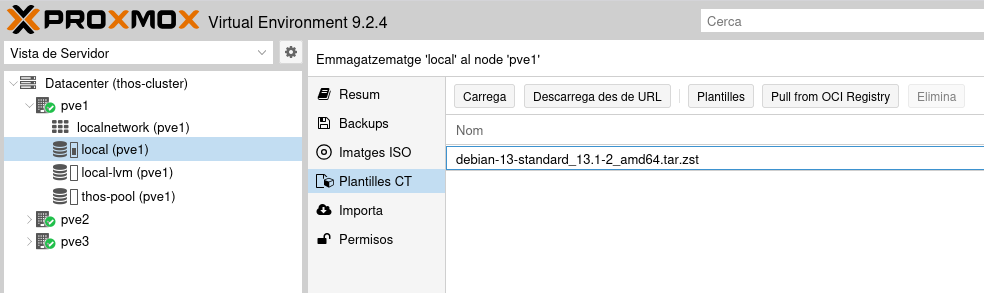 Plantilles descarregades