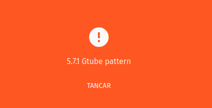 Patró GTUBE detectat