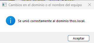 Verificació que s’ha afegit al domini